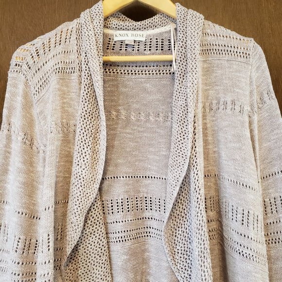 Knox Rose Knit Open Front Cardigan - Picture 2 of 5